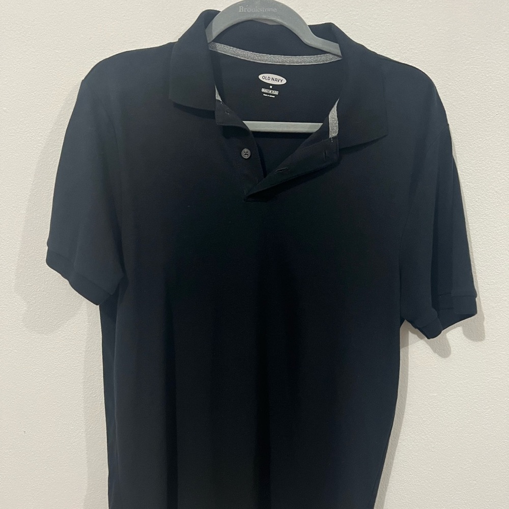 Black Old Navy Polo Shirt